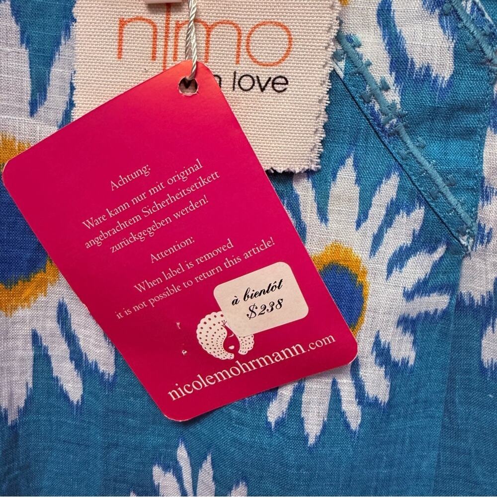Nimo With Love Dahlia Linen Kaftan - Picture 4 of 7